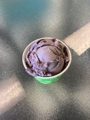 Huckleberry ice cream