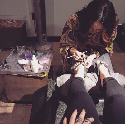 Pedicure by Stylist Amanda Bouwman