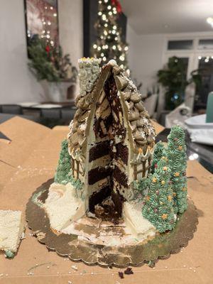 Winter Cottage cake class