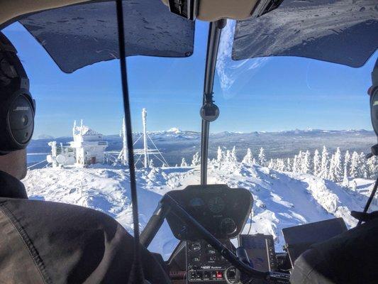 Every day is a good day at work when you get to drive around a Winter Wonderland!