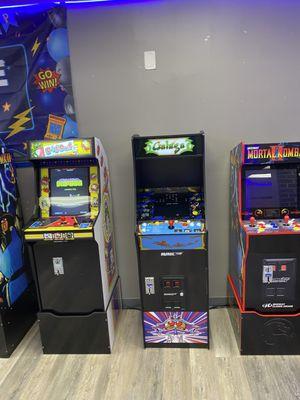 Old school arcade games