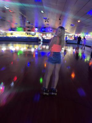 Skating rink floor