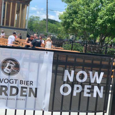 The Vogt Bier Garden is now open in downtown Tinley Park. Come out today! 17400 Oak Park Avenue