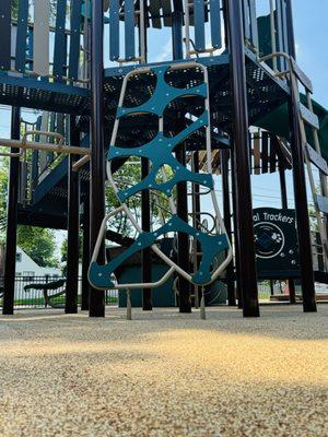 SYNLawn's SYNPour Rubber Surfacing ... a safer, cleaner playground for the children of Little Falls, NJ.