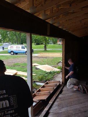 PLM Repairing a Fire Damaged Home