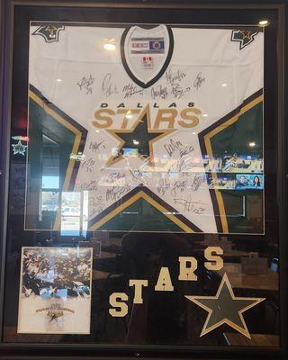 Dallas Stars autographed Jersey