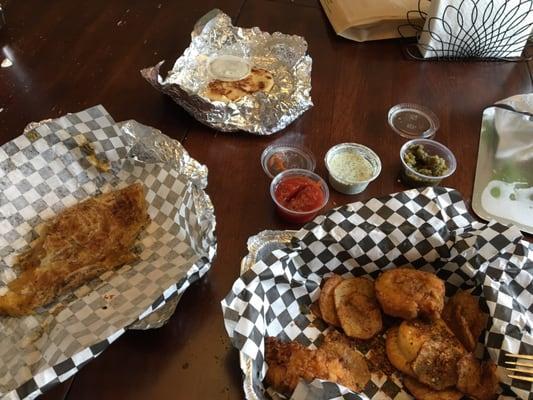 General chicken and the grilled cheese. So so good!