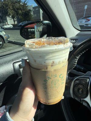 Cookie butter latte