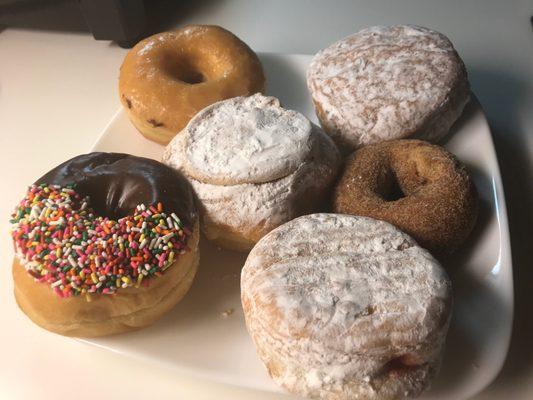 Selection of donuts