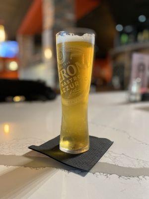 Peroni beer crisp and delicious on a warm evening