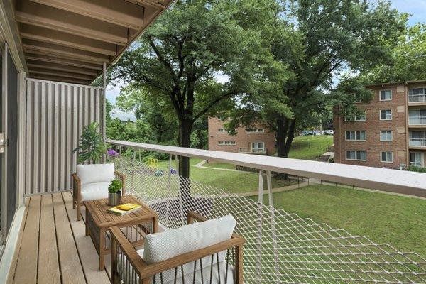 Relaxing balcony