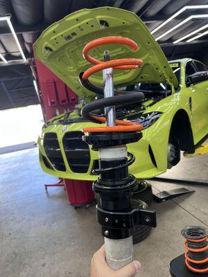 MSS adjustable height suspension upgrade for BMW M3