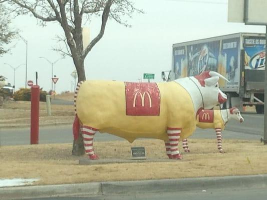 Ronald McDonald Cows!!!