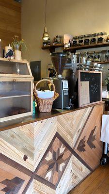 INTERIOR/COFFEE BAR: coffee  / tea  / pastries