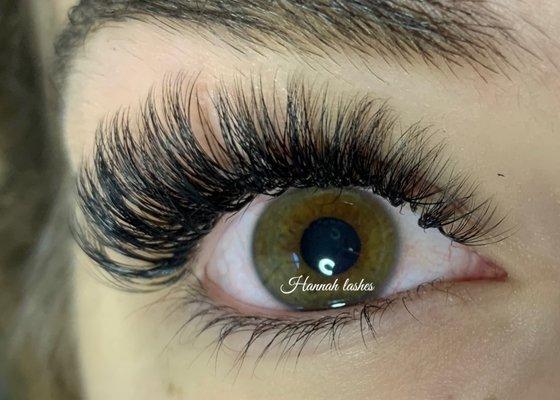 Volume eyelashes extension fullset!