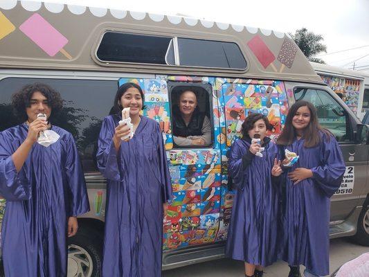 8th grade promotion  with Mayfic Ice cream Truck!!!