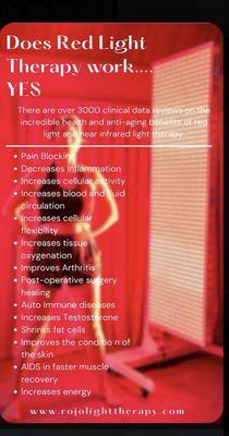 Red Light Therapy can help with your health needs.