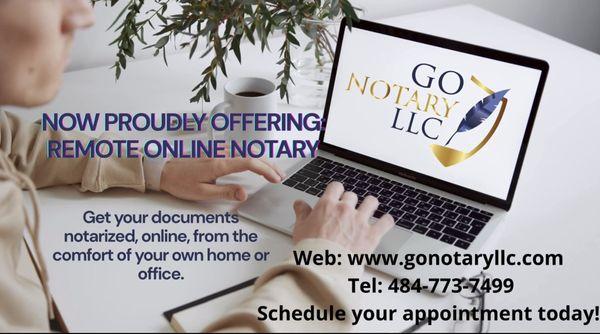 Schedule your appointment for online notary services