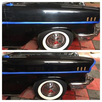 Paint correction on a 1957 Chevrolet Bel-Air