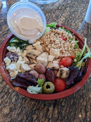 Mediterranean chicken salad