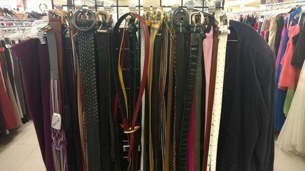 Save a lot of money and get your belts at the Salvation Army