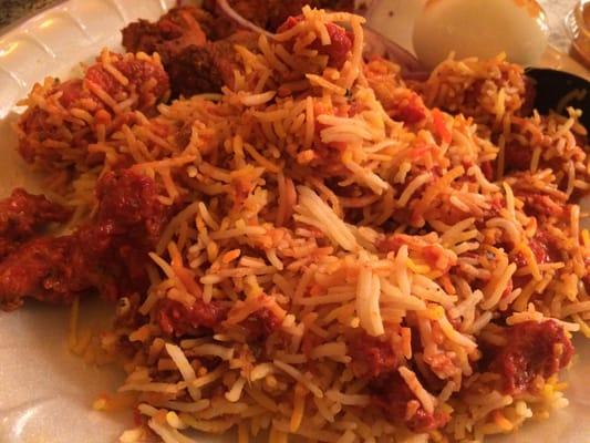 Chicken 65 biriyani