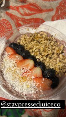 Butter Me Up Acai Bowl