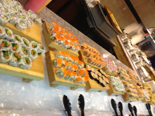 Lot selection sushi bar