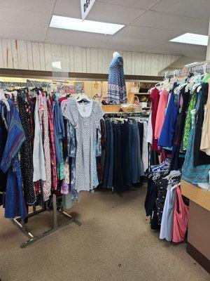 A large selection of clothing at fair prices!