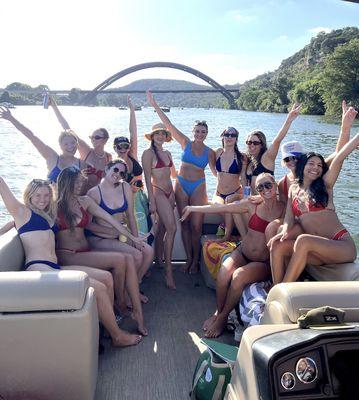 Girls day on Lake Austin.