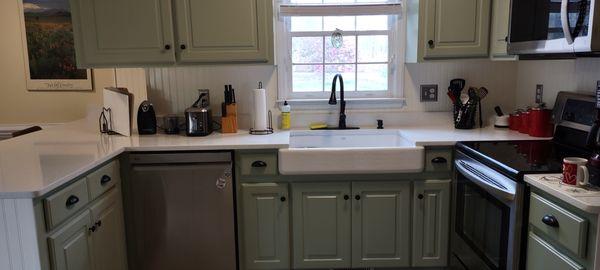 Completed kitchen remodel