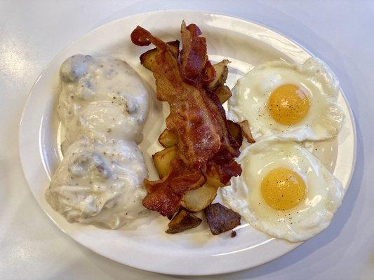 Uncle Larry's Biscuit and Gravy Combo