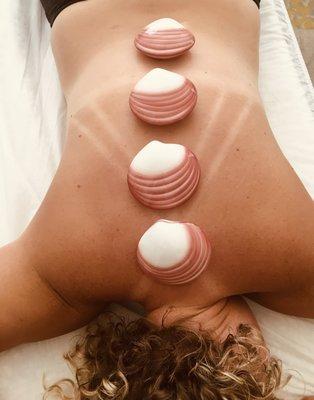 Hot shell massage