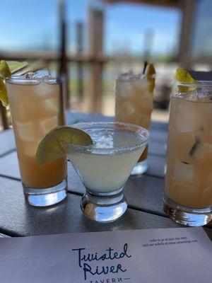 Delicious cocktails (Bichon Frise and a Lemon Drop)