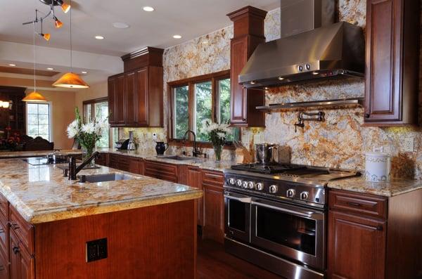 Granite kitchen counter tops