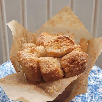 Apple Monkey  Bread pulls apart for sharing.