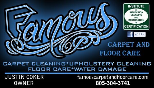 Make your carpets 'Famous' today!