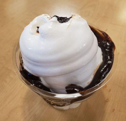 This is the saddest hot fudge sundae I think I've ever seen...