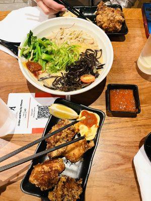 Miso veg ramen bowl