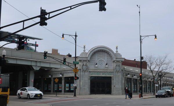 An attractively renovated CTA station!