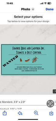 Frankie Bugs Termite & Pest Control