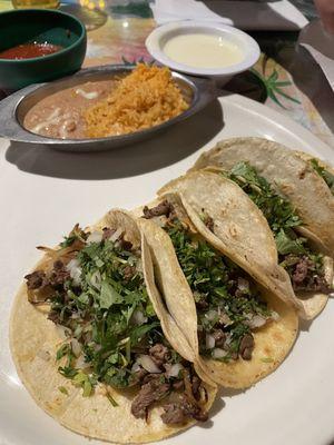 Carne asada tacos