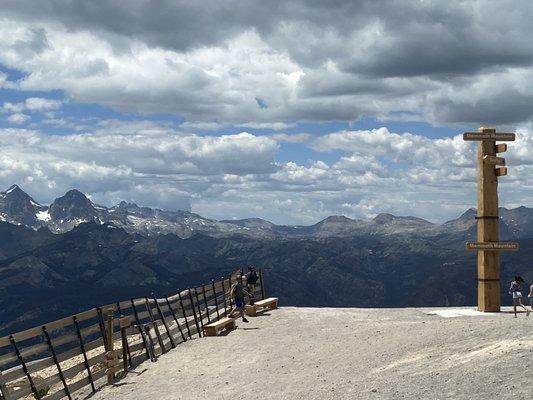 View of vertical hill drop off that you can bike or hike