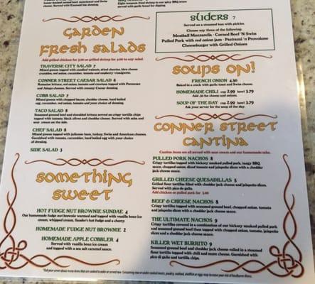 Menu Side 2