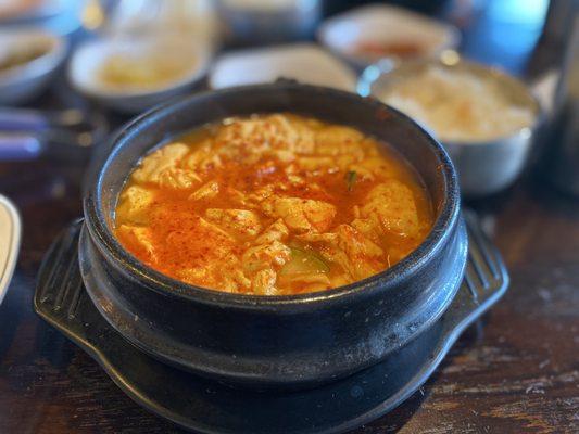 Beef Soft Tofu Soup