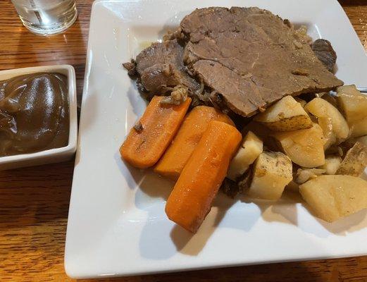 Pot Roast with gravy on the side