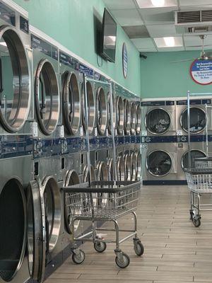 Large washing machines.