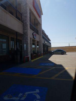 New rock and brick on the old gas station. Looks much better than it did years ago.