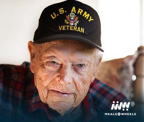 Meals on Wheels serves 500,000 Veterans every year.