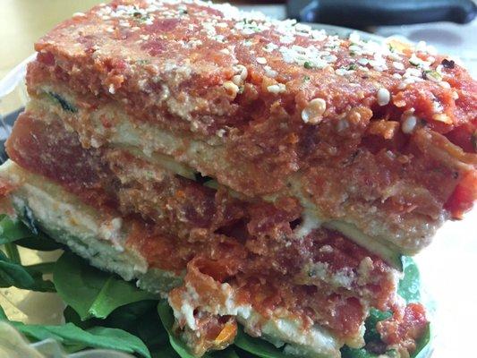 Raw vegan lasagna